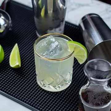 The Art of Craft Professional Cocktail Shaker Set Bartending Kit: Weighted Boston Shaker Tins, Hawthorne Strainer and Japanese Jigger