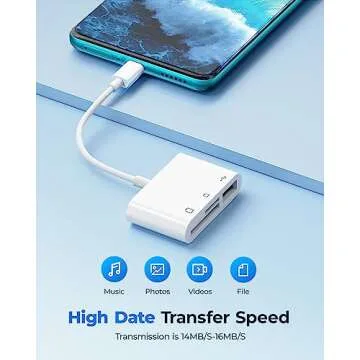 USB C to Micro SD TF Memory Card Reader, 3-in-1 USB C Card Read Compatible with iPad Pro, MacBook Pro/Air, Chromebook, USB Camera Card Reader Adapter for XPS, Galaxy S10/S9 and More USB C Devices