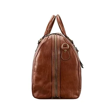 Luxury Leather Cabin Luggage - Handcrafted Italian Elegance - Farini