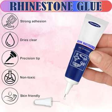 QOGIR Rhinestone Kit - 2500 Crystal Gems for Crafts