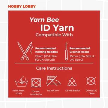 (Soft Pink) Yarn Bee Jumbo Yarn for Crocheting & Knitting – Soft Yarn Skein – 28 Yards of 100% Polyester Yarn for Crocheting Blankets, Hats, & More – DIY Handcrafting