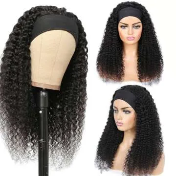 Aiterina 16" Headband Wig Human Hair – Curly & Gorgeous