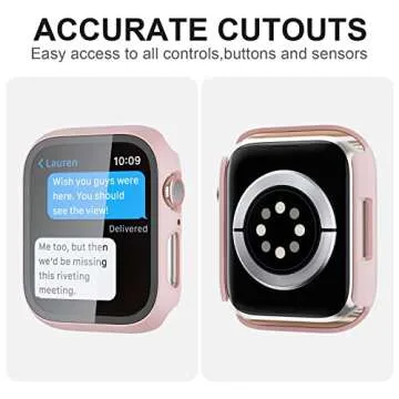 6 Pack for Apple Watch Series 3/2/1 38mm Case with Tempered Glass Screen Protector,JZK Slim Guard Bumper Full Coverage Hard PC Protective Cover HD Ultra-Thin Cover for iWatch 38mm Accessories