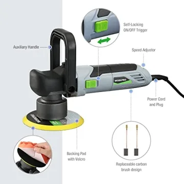 WORKPRO Car Buffer Polisher Kit for Perfect Vehicle Care