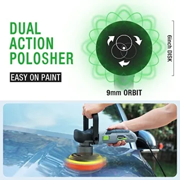 WORKPRO Car Buffer Polisher Kit for Perfect Vehicle Care