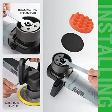 WORKPRO Car Buffer Polisher Kit for Perfect Vehicle Care