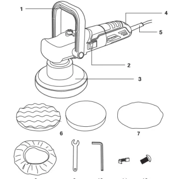 WORKPRO Car Buffer Polisher Kit for Perfect Vehicle Care
