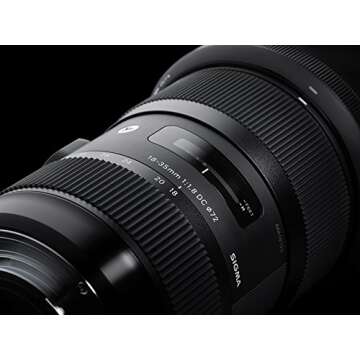 SIGMA 18-35mm F1.8 Art DC HSM Lens for Nikon (210306) (Renewed)