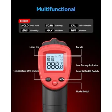 Wintact Infrared Thermometer Gun for Accurate Surface Measurement