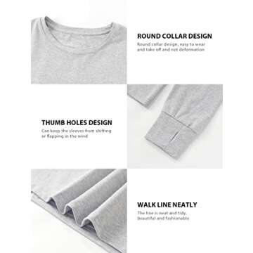 Shop Cosy Pyro Long Sleeve Crop Tops for Women - 3-Pack