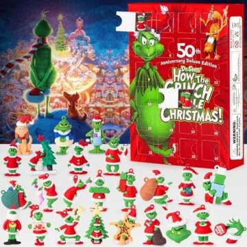 Christmas Advent Calendar 2024,Christmas Countdown Calendars,24 Days of Xmas Surprises,with 24 Colle...