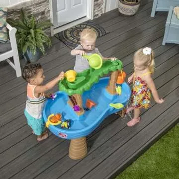 Step2 Tropical Rainforest Water Table for Kids Sensory Fun