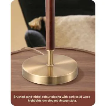 Stylish Mid Century Table Lamp with Pull Chain Switch