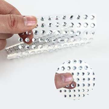 2310 PCS Self Adhesive Rhinestone Gem Stickers for Face Nail Body Makeup Festival,4 Size 14 Sheets Bling Jewels Stickers Earrings for DIY Kids Craft Card Decorations