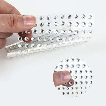 2310 PCS Self Adhesive Rhinestone Gem Stickers for Face Nail Body Makeup Festival,4 Size 14 Sheets Bling Jewels Stickers Earrings for DIY Kids Craft Card Decorations