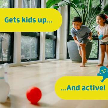 Chuckle & Roar - 10 Pin Bowling Set - New Family Game Night Staple - Easy Setup and cleanup - Great for Indoor Game time - Ages 3 and up