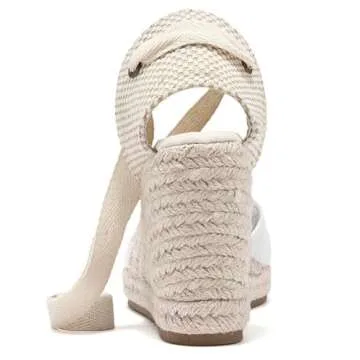 Stylish U-lite Women's Espadrille Wedge Sandals for Summer Wear