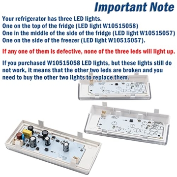 Refrigerator LED Light - Compatible with Kenmore