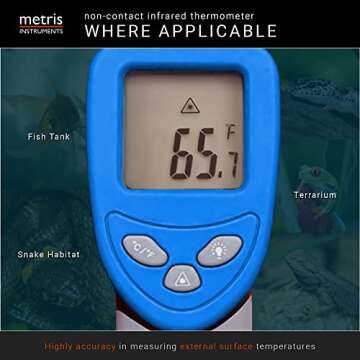 Metris Infrared Thermometer for Aquariums & Reptiles