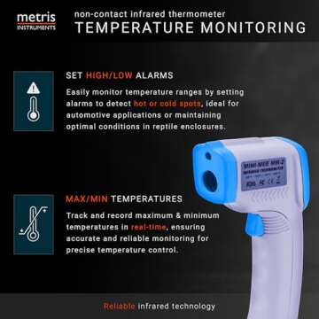 Metris Infrared Thermometer for Aquariums & Reptiles
