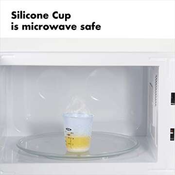 OXO Silicone Measuring Cup for Precise Pouring and Safety