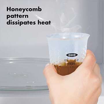 OXO Silicone Measuring Cup for Precise Pouring and Safety