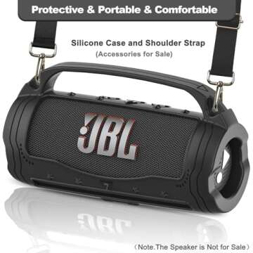 Silicone Protective Case for JBL Flip 7 with Handle