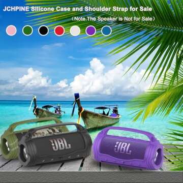 Silicone Protective Case for JBL Flip 7 with Handle