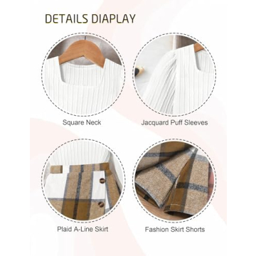 Chic Girls' Outfit Set for Sizes 8-10