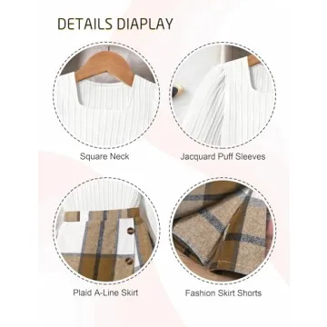 Chic Girls' Outfit Set for Sizes 8-10