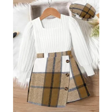 Chic Girls' Outfit Set for Sizes 8-10
