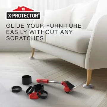 X-Protector Furniture Lifter Tool - Premium Furniture Jack Lifter Tool to Lift Furniture Easily - Appliance Lifter with 8.5" Adjustable Height - Ideal Jack to Lift Furniture Easily with Minimal Effort