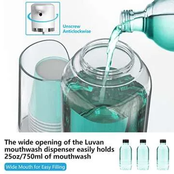 Luvan Automatic Mouthwash Dispenser - Smart & Reusable