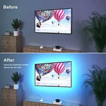 BASON LIGHTING 14.76ft LED Backlight for TVs - Music Sync & App Control