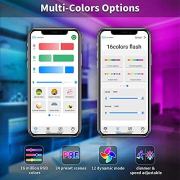 BASON LIGHTING 14.76ft LED Backlight for TVs - Music Sync & App Control