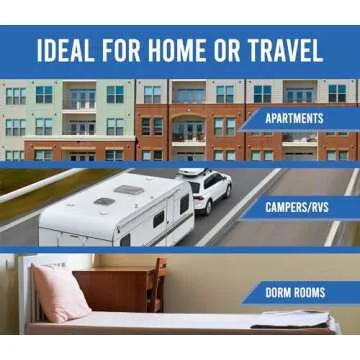 Farberware Compact 6-Place Setting Dishwasher - Portable Mini Countertop Dishwasher with 7 Wash Programs - Perfect for Small Spaces Like Apartment, Dorm, Boat, Camper/RV