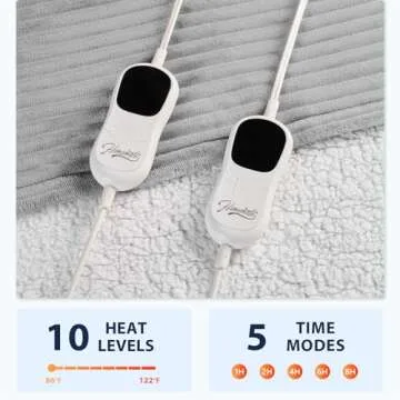 Homemate Heated Blanket King Size - Cozy Comfort & Safety