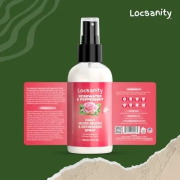 Rosewater & Peppermint Moisturizing Spray for Dreadlocks