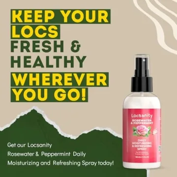 Rosewater & Peppermint Moisturizing Spray for Dreadlocks