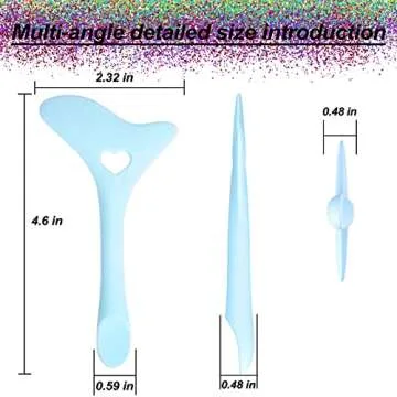 SHANPIN Eyeliner Stencils, Reusable Silicone Winged Tip Eyeliner Aid Eyebrow Pencil Stencil, Multifunctional Eye Makeup Tool Kit Eyeliner Tool.