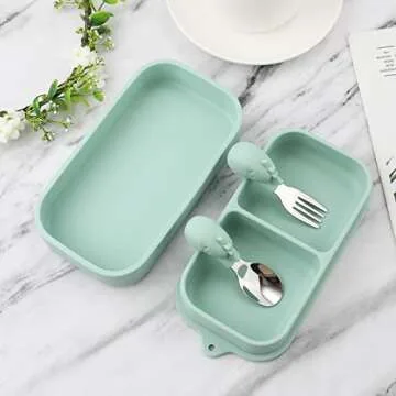 Travel Suction Plate Set for Babies - 4pcs Portable Essentials