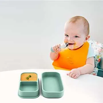 Travel Suction Plate Set for Babies - 4pcs Portable Essentials