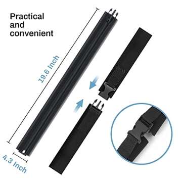 147pcs PC Cable Management kit,1 Cord Sleeve 4 Cable Sleeve with Zipper 10 Cable Clip Holder,10pcs and 2 Roll Self Adhesive tie and 20 Cable Zip Ties Tags and 100 Fastening Cable Ties for Cord (Black)