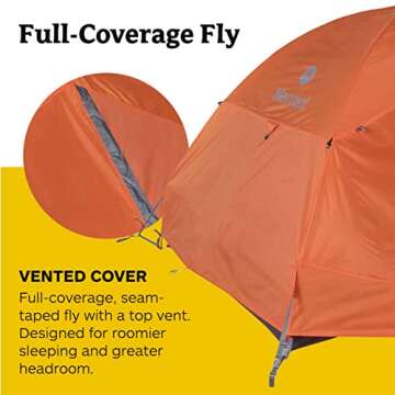 Marmot Fortress 3P Tent - Spacious & Easy Set-Up Gear