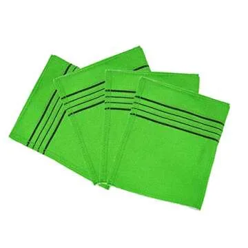 MHOME Exfoliating Bath Washcloth Set for Radiant Skin