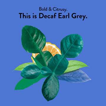 Choice Organics - Organic Decaffeinated Earl Grey Tea (6 Pack) - With Bergamot - Fair Trade - Compos...