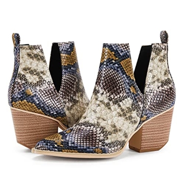 Chic and Sustainable Huiyuzhi Women's Ankle Boots - Slip-on Comfort