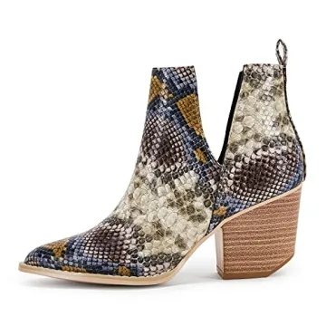 Chic and Sustainable Huiyuzhi Women's Ankle Boots - Slip-on Comfort