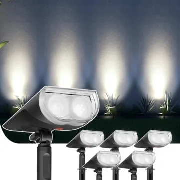 Linkind StarRayS Solar Lights - 350LM IP67 Waterproof Outdoor Spotlights for Garden and Landscape - ...