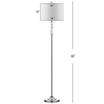Elegant SAFAVIEH Vendome 60 Inch Floor Lamp with LED Bulb
